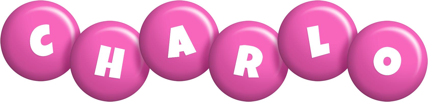 Charlo candy-pink logo