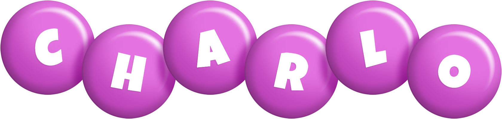 Charlo candy-purple logo