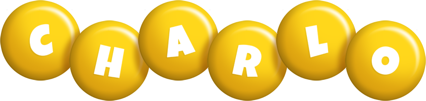 Charlo candy-yellow logo