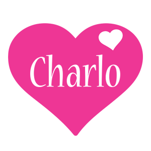 Charlo love-heart logo