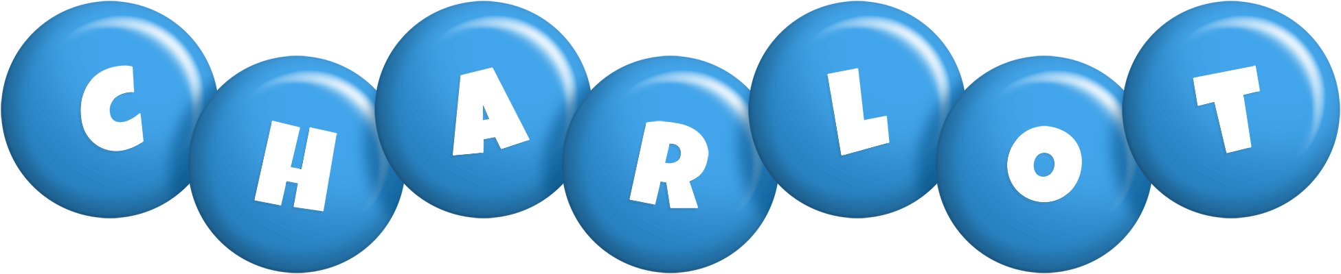 Charlot candy-blue logo
