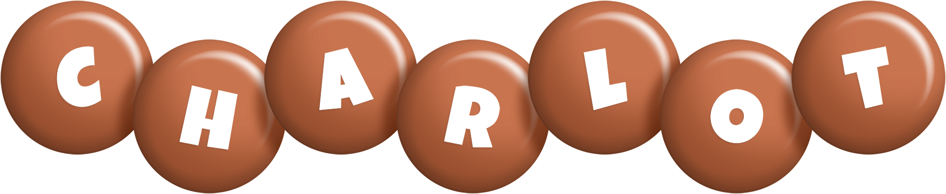 Charlot candy-brown logo