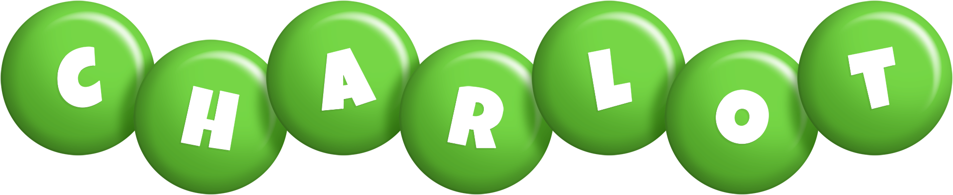 Charlot candy-green logo