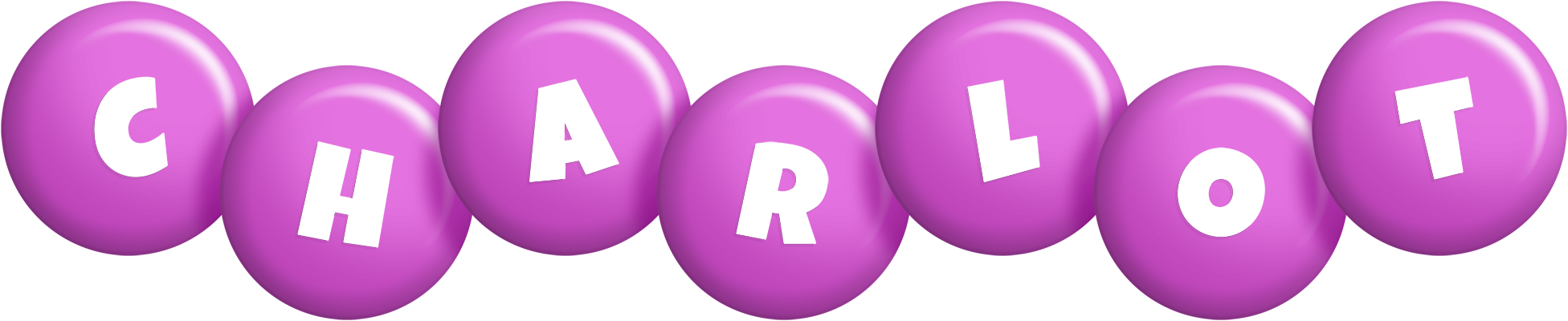 Charlot candy-purple logo