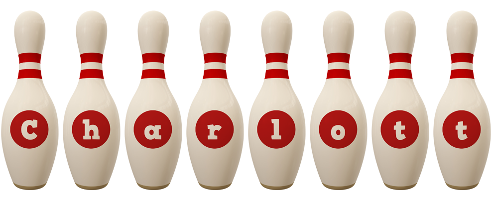 Charlott bowling-pin logo