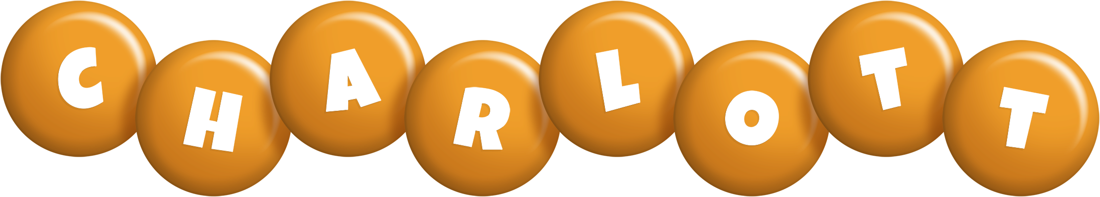 Charlott candy-orange logo