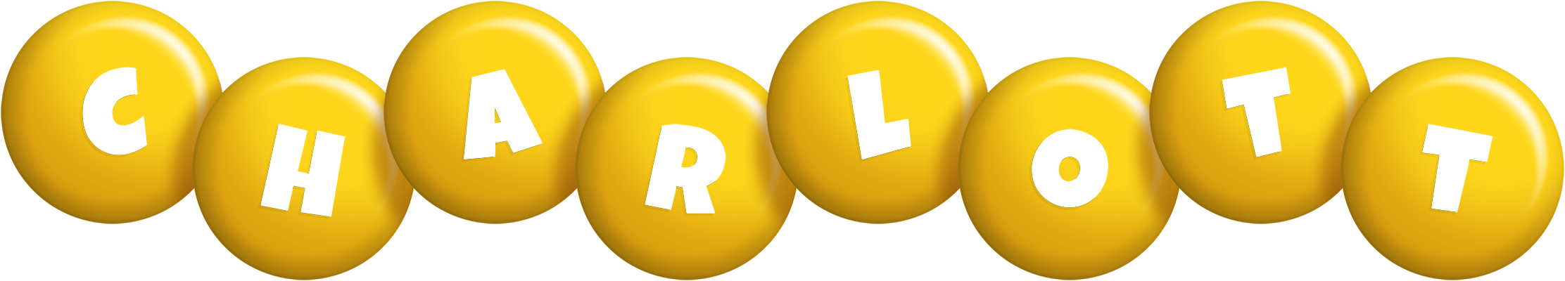 Charlott candy-yellow logo