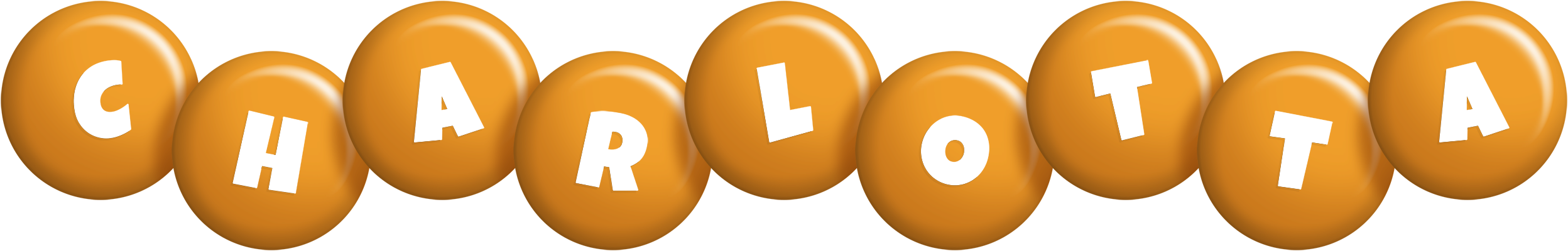 Charlotta candy-orange logo