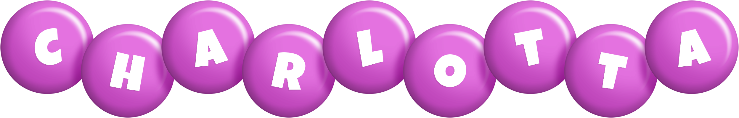 Charlotta candy-purple logo