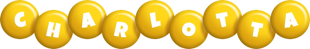 Charlotta candy-yellow logo