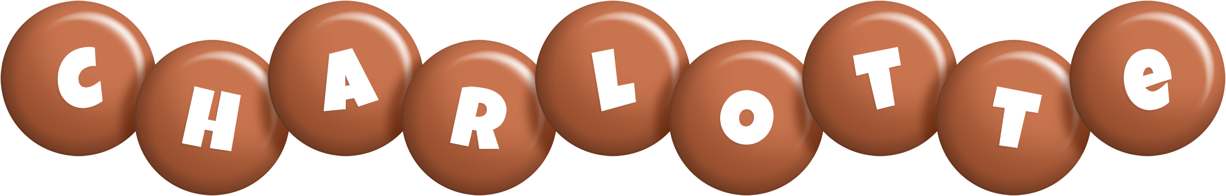 Charlotte candy-brown logo