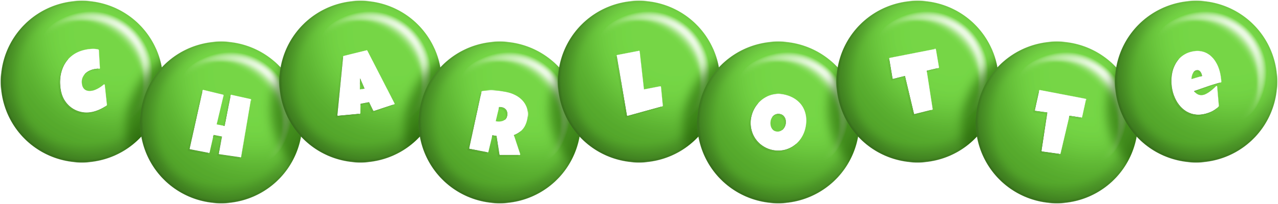 Charlotte candy-green logo