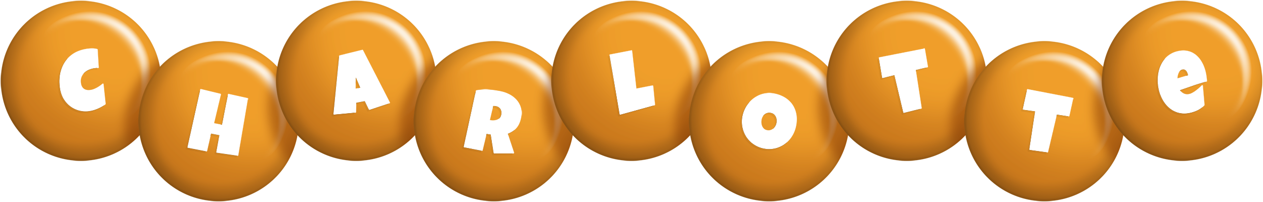 Charlotte candy-orange logo