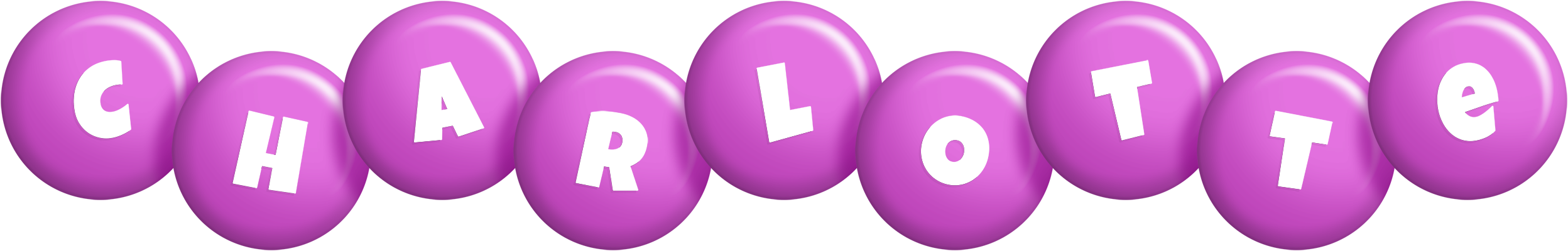 Charlotte candy-purple logo