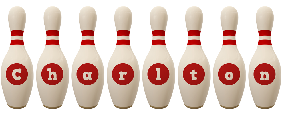 Charlton bowling-pin logo