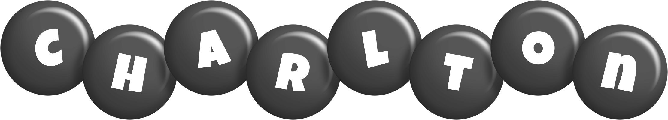 Charlton candy-black logo