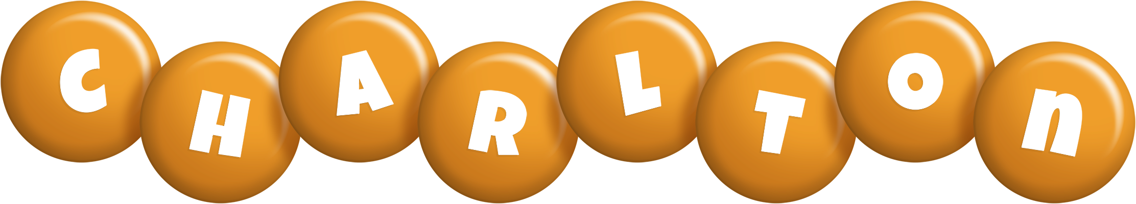 Charlton candy-orange logo