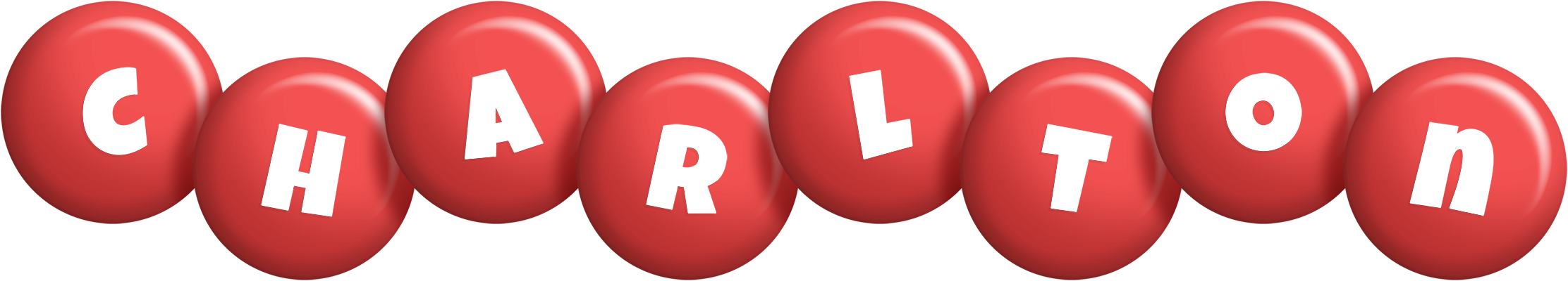 Charlton candy-red logo