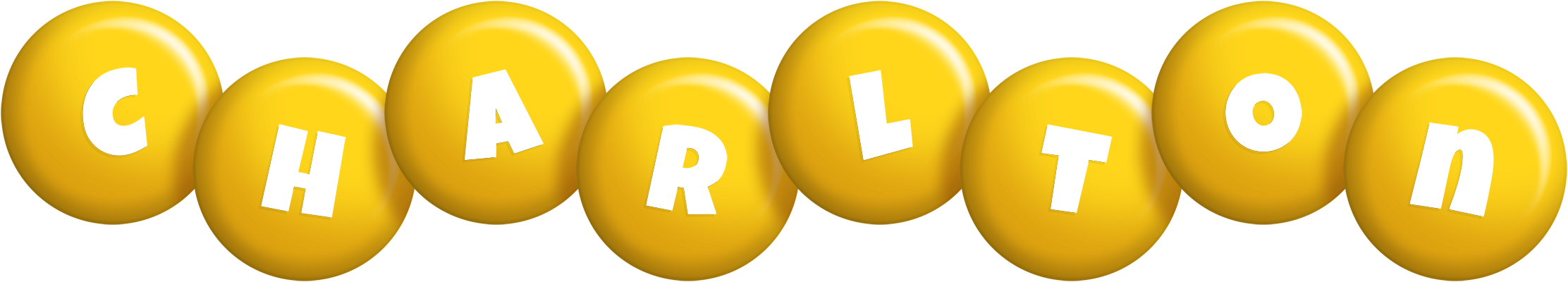 Charlton candy-yellow logo