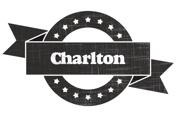 Charlton grunge logo