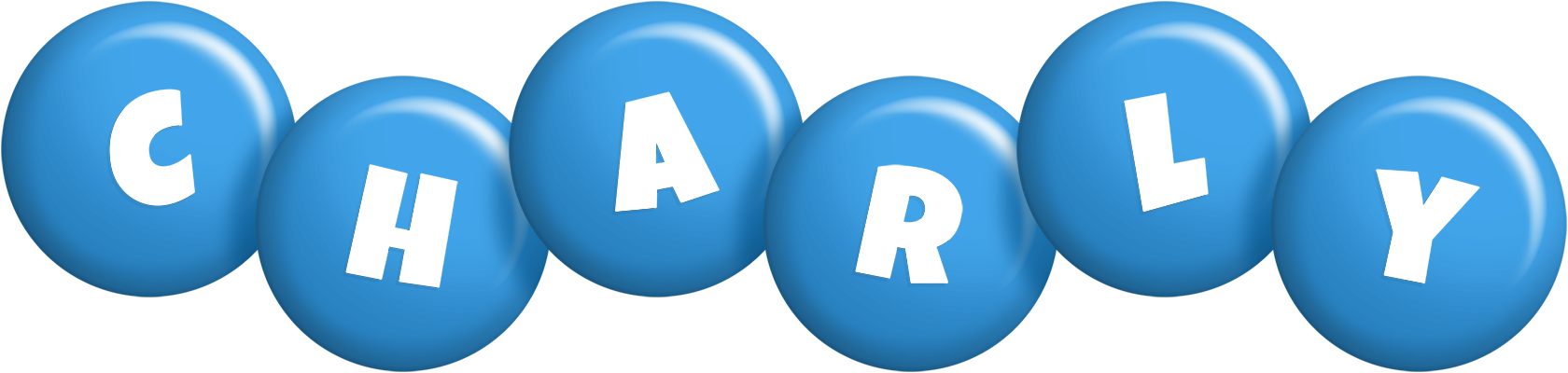 Charly candy-blue logo