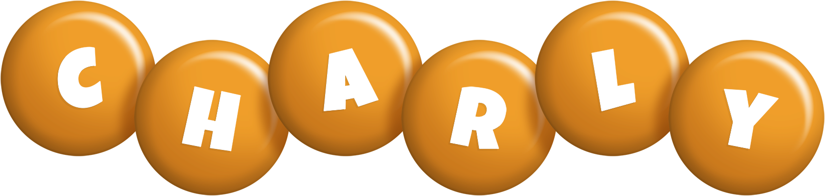 Charly candy-orange logo