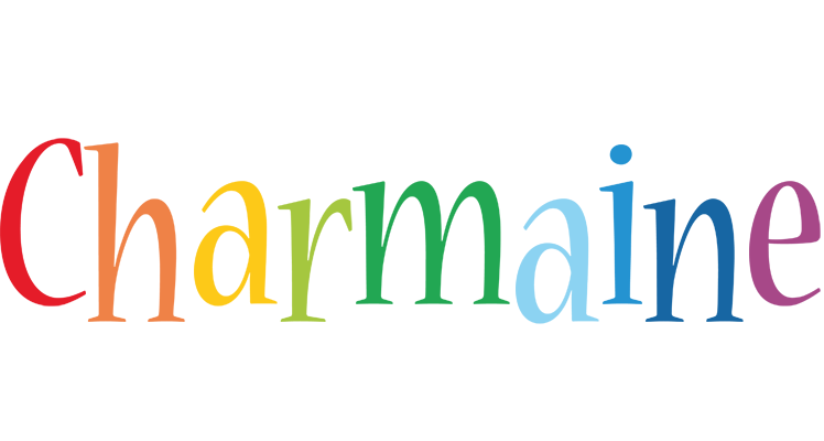Charmaine birthday logo