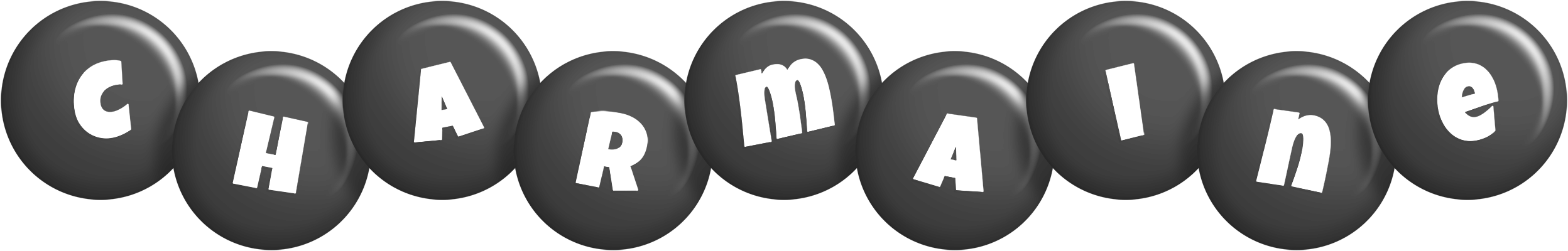 Charmaine candy-black logo