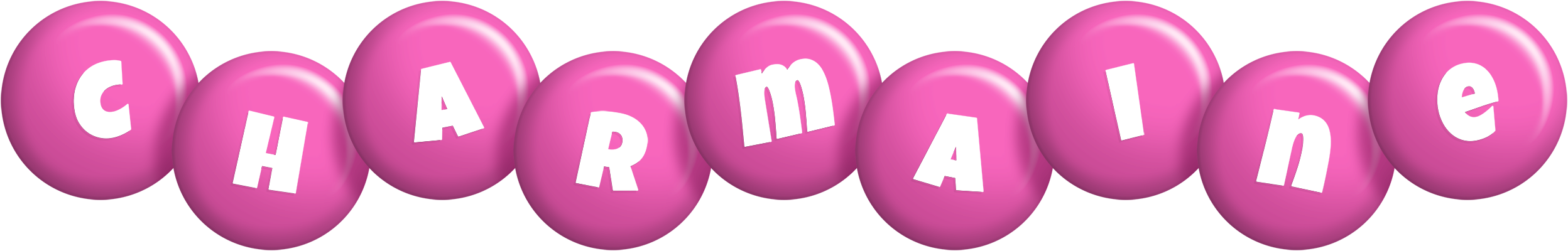 Charmaine candy-pink logo