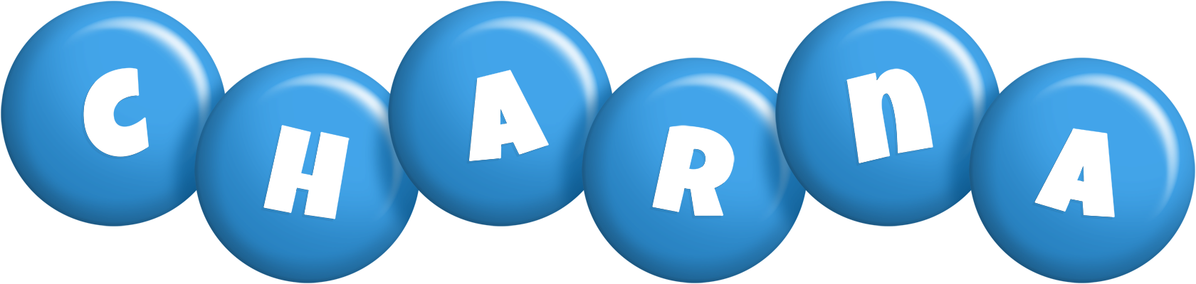 Charna candy-blue logo