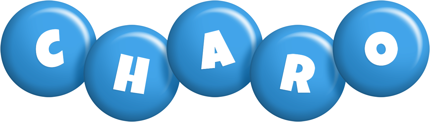 Charo candy-blue logo