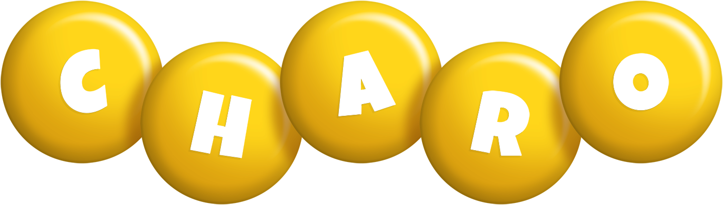 Charo candy-yellow logo