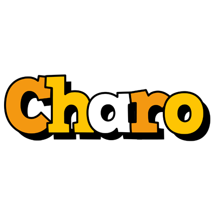 Charo cartoon logo