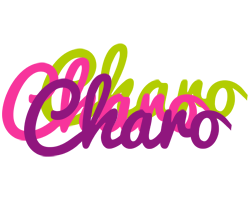 Charo flowers logo