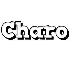 Charo snowing logo