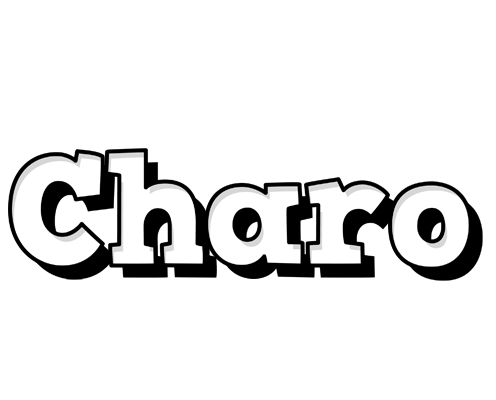 Charo snowing logo