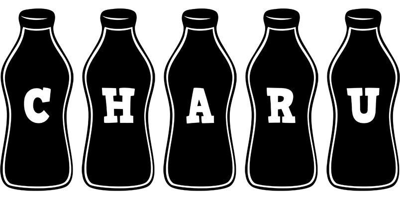 Charu bottle logo