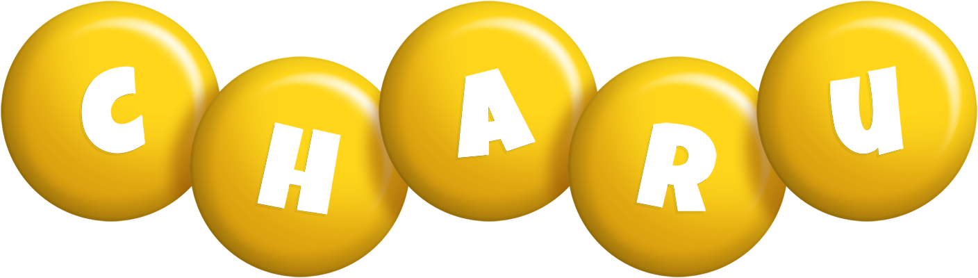 Charu candy-yellow logo