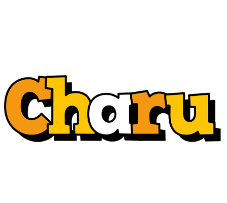 Charu cartoon logo