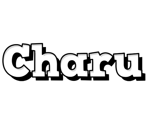 Charu snowing logo