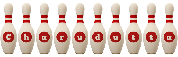 Charudutta bowling-pin logo