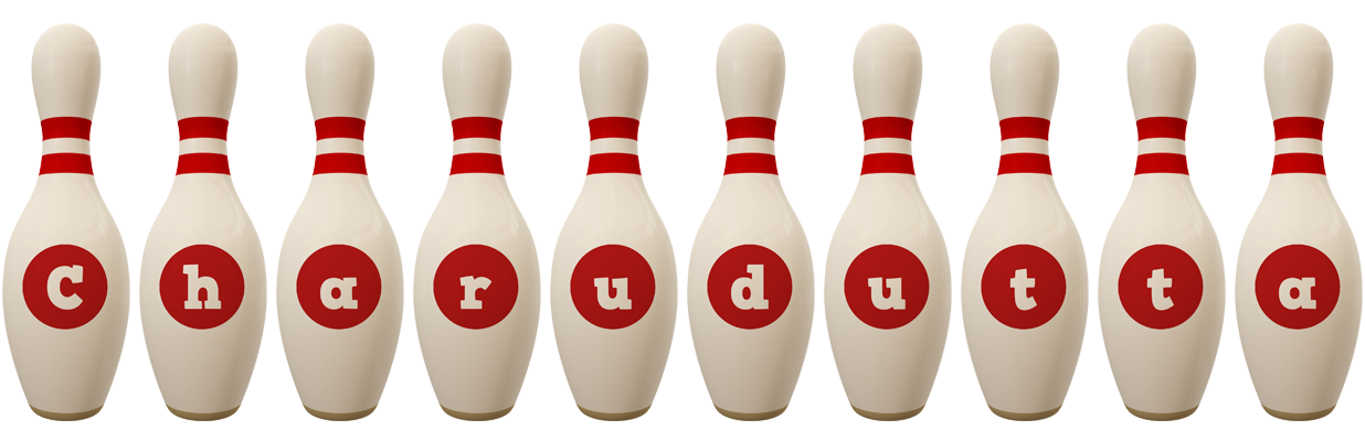 Charudutta bowling-pin logo