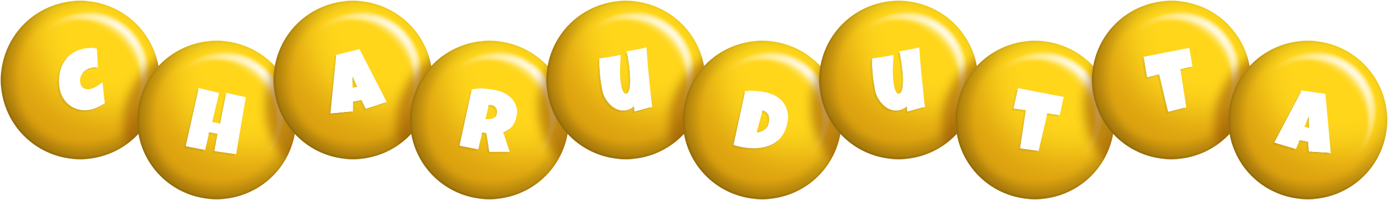 Charudutta candy-yellow logo