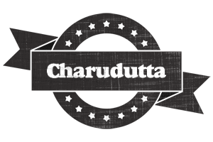 Charudutta grunge logo