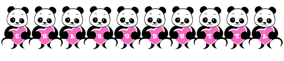 Charudutta love-panda logo