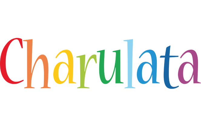 Charulata birthday logo