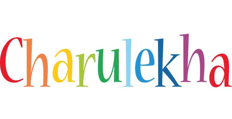 Charulekha birthday logo