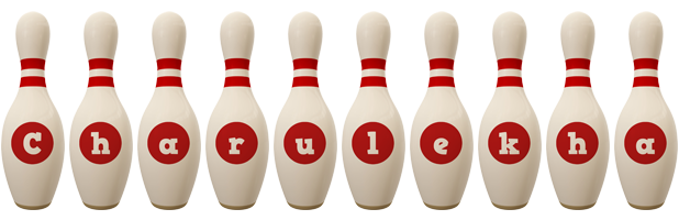 Charulekha bowling-pin logo