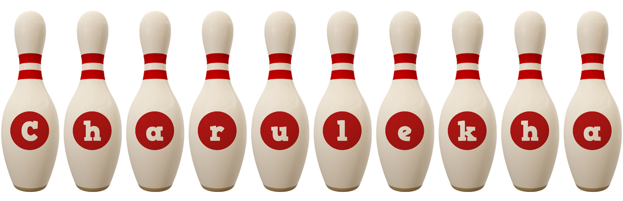 Charulekha bowling-pin logo