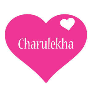 Charulekha love-heart logo